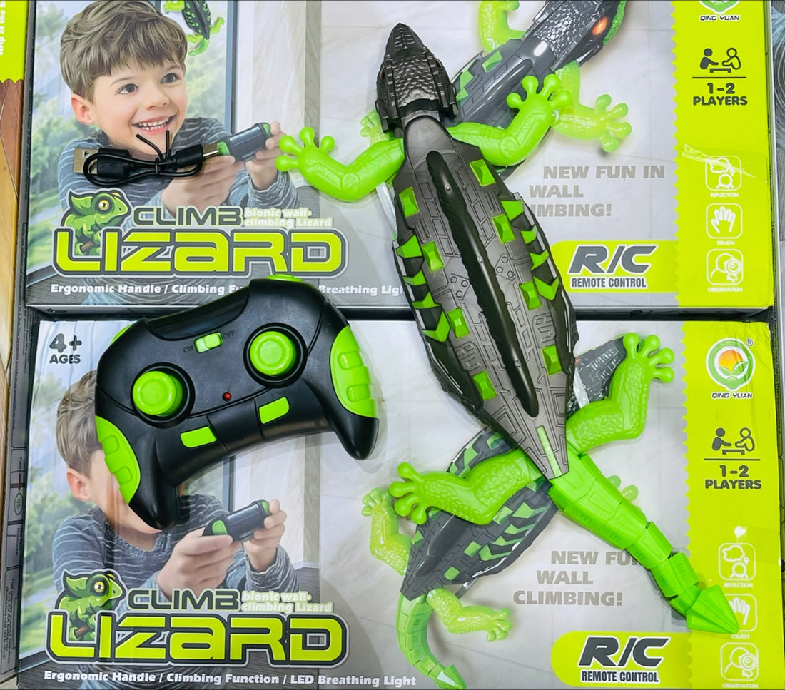 Remote Control Wall Climbing Lizard Toy for Kids